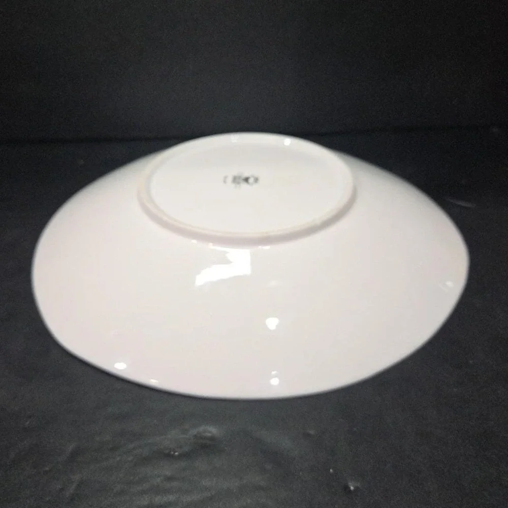 Pier 1 Imports Tropical Wave Serving‎ Platter, Vintage Footed Dish, Centerpiece